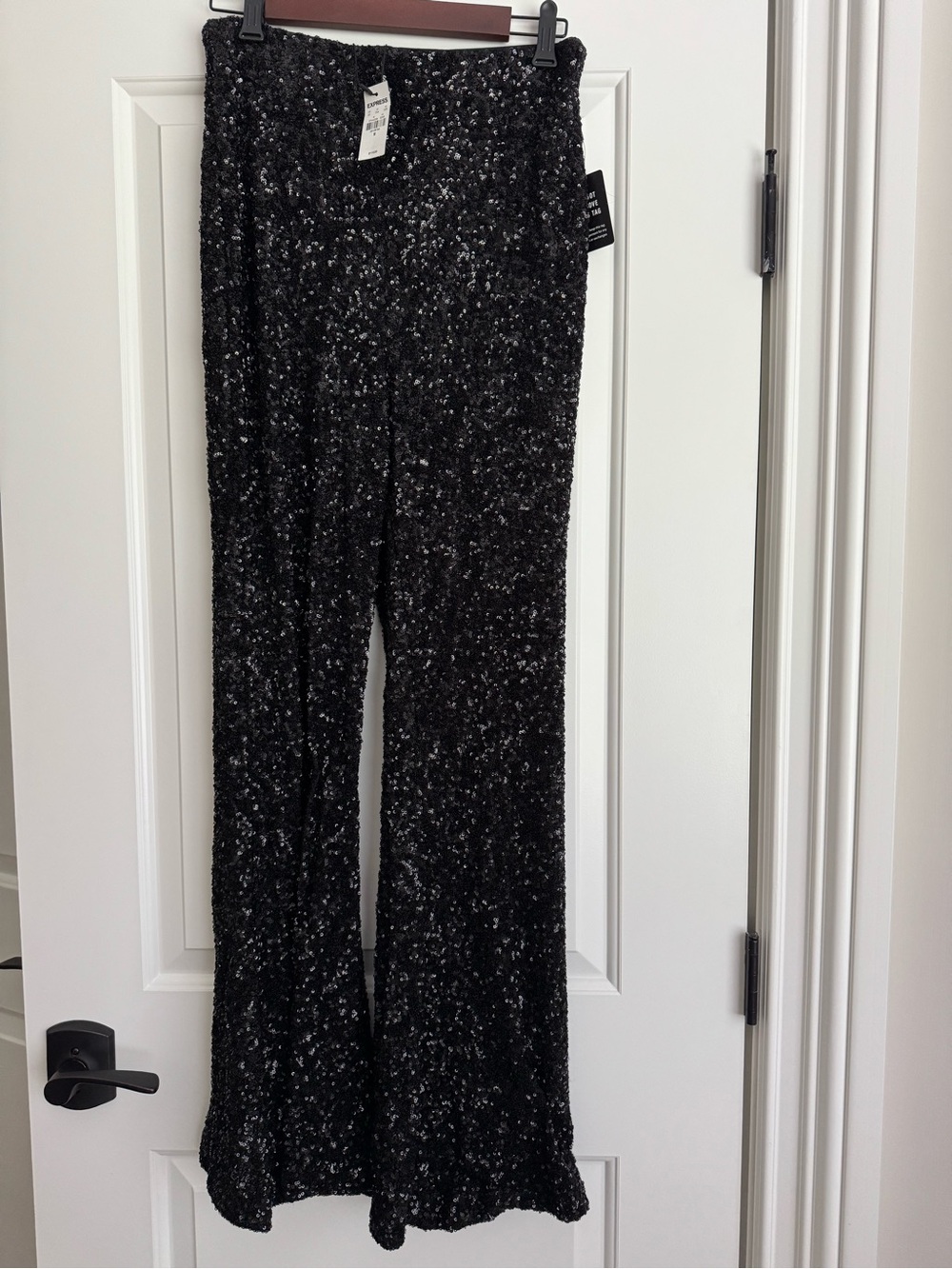 NWT express sequin pants size M